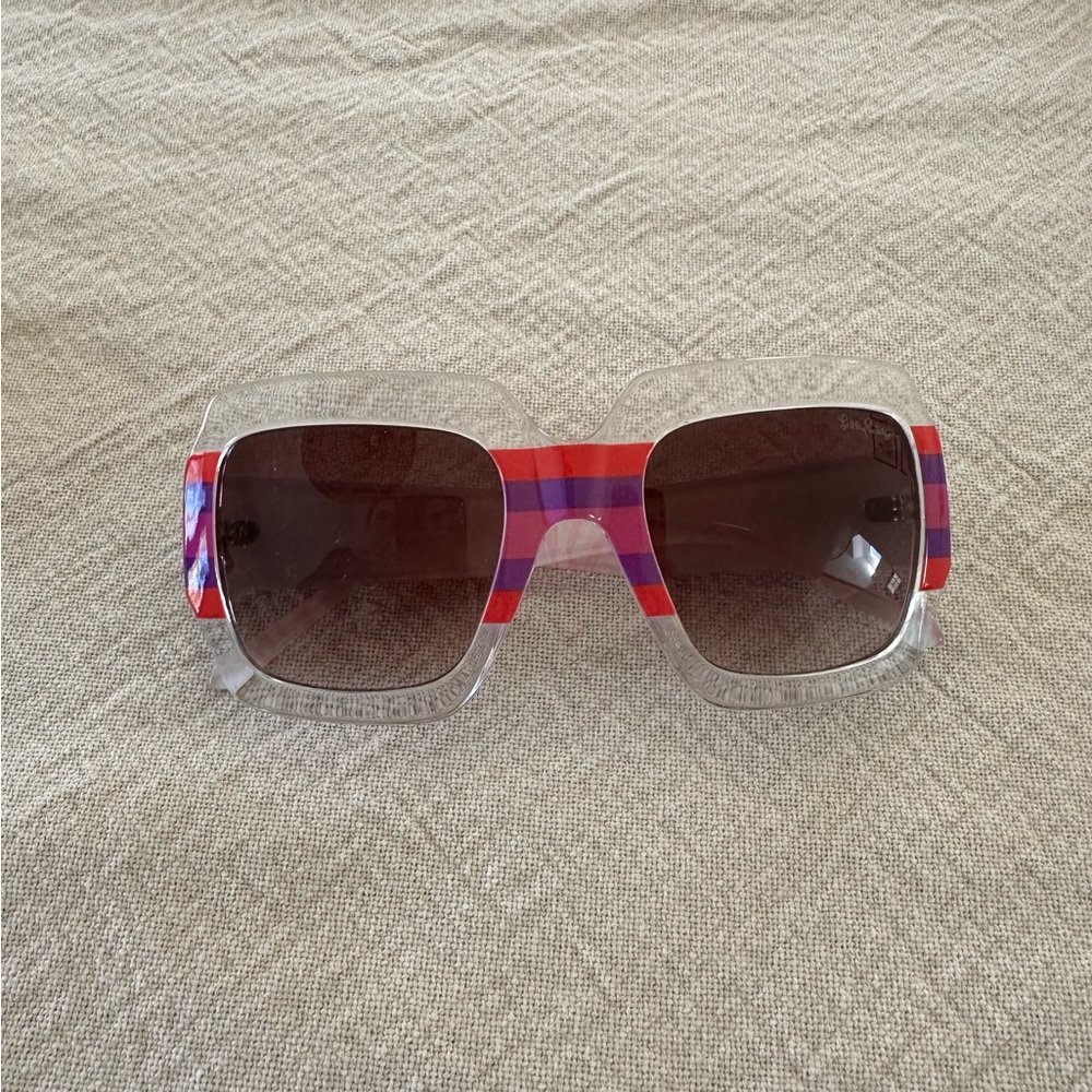 LILY PULITZER OVERSIZED SUNGLASSES SPLASH DANCE